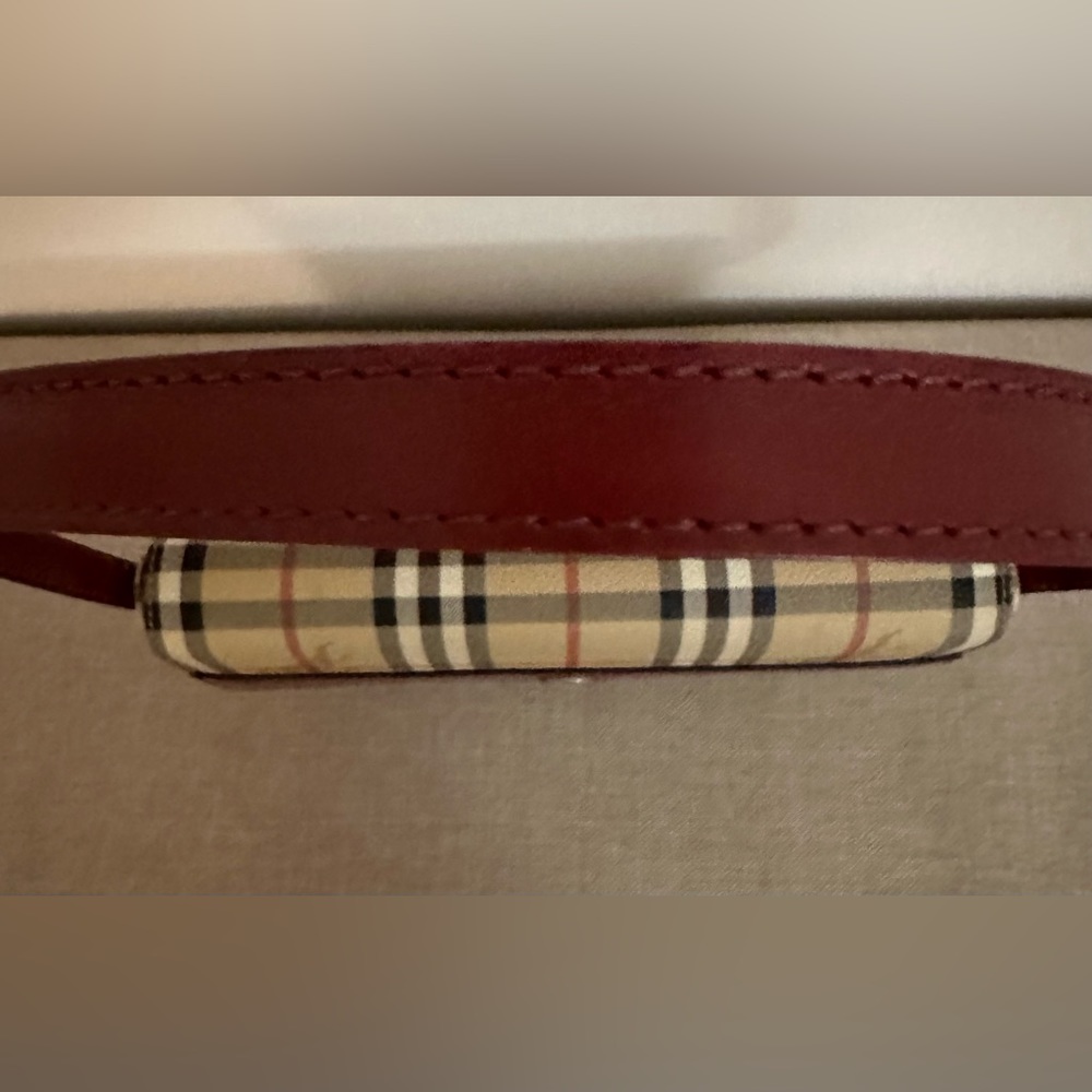 Burberry Haymarket Nova Check Coated Canvas And Leather Small Shoulder Bag - Picture 6 of 8
